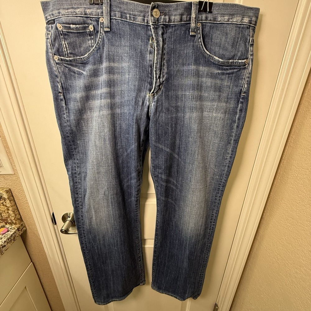Citizens of Humanity SID Jeans Mens Size 38 Straight Leg Blue Denim USA
